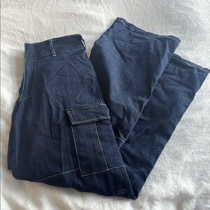 I.AM.GIA Blue Flare Wide Leg Jeans